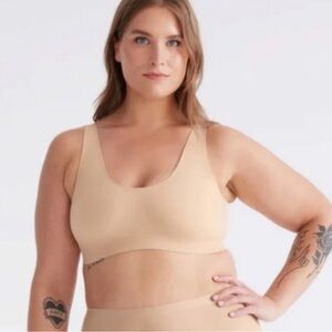 Knix Luxelift Pullover Bra Seamless Nude Cream Size XL